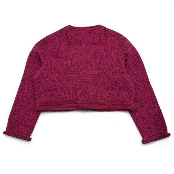 NWT Soft Surroundings Quilted Cropped Jacket Sz PM Boho Western Cottagecore - Picture 2 of 12